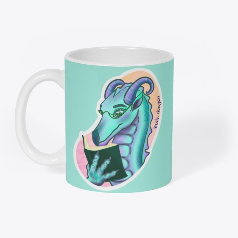 Book Dragon Mug - Color