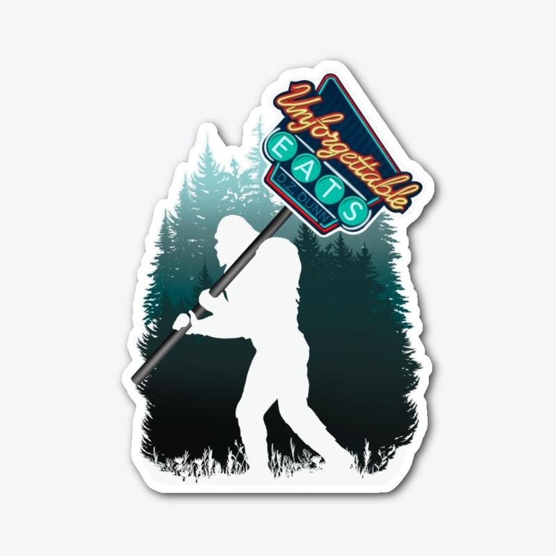 Unforgettable Eats Die cut sticker one